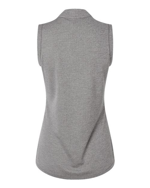 Women's Ultimate365 Textured Sleeveless Shirt - Charcoal Back