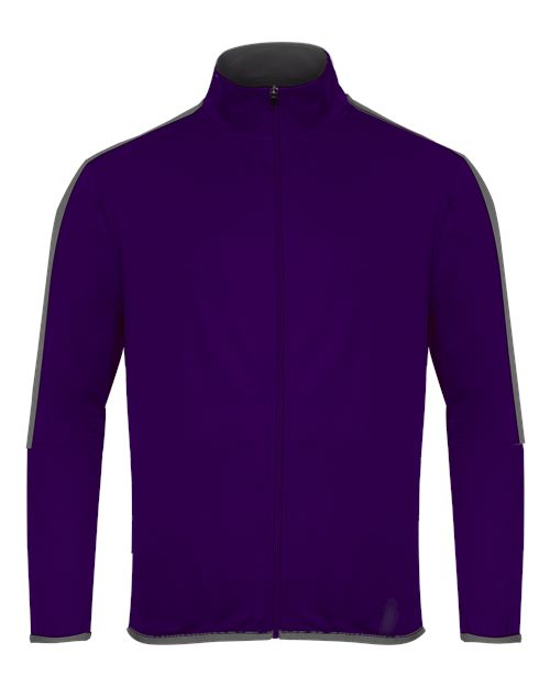 Men's Blitz Outer-Core Jacket - Purple/ Graphite Front