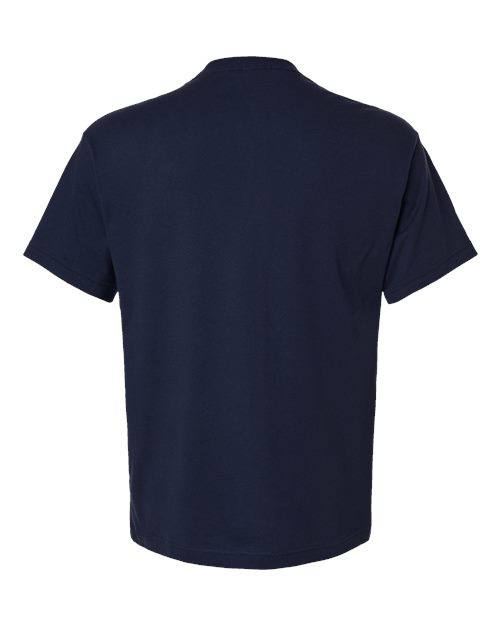 6 oz. Heavyweight Tee - Navy Back