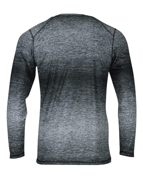 Men's Mirage Performance Long Sleeve T-Shirt - Black Back