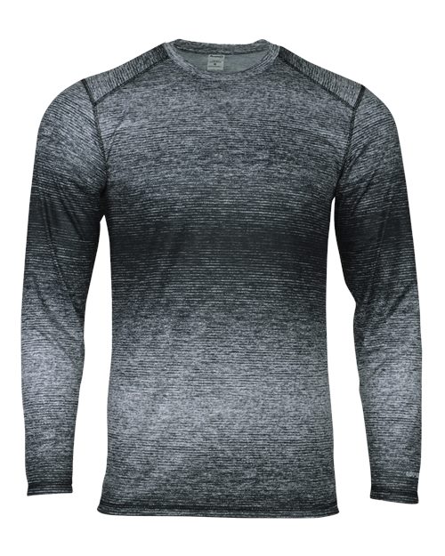 Men's Mirage Performance Long Sleeve T-Shirt - Black Front