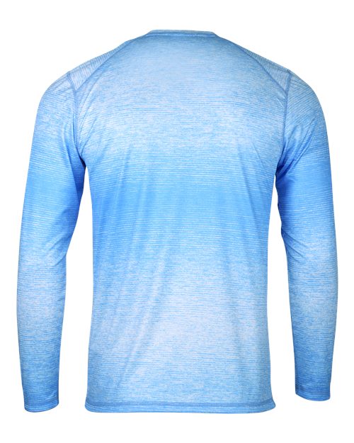 Men's Mirage Performance Long Sleeve T-Shirt - Light Blue Back