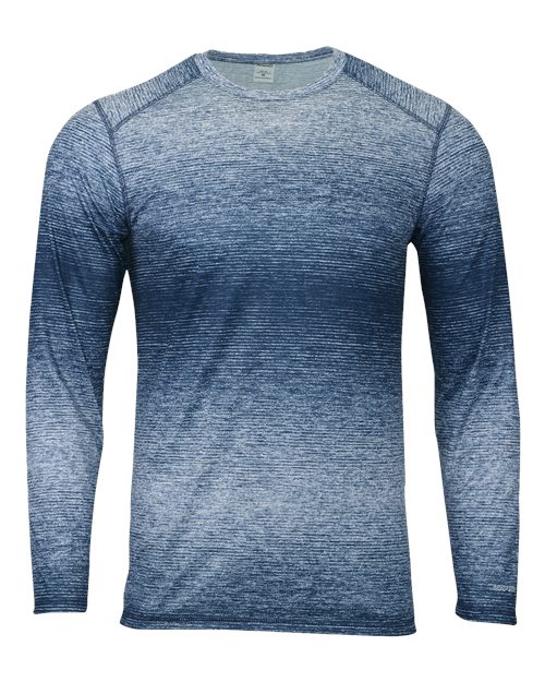 Men's Mirage Performance Long Sleeve T-Shirt - Navy Front