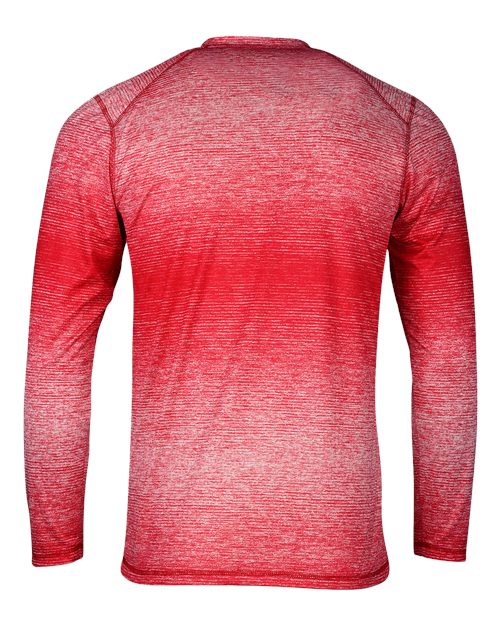 Men's Mirage Performance Long Sleeve T-Shirt - Red Back