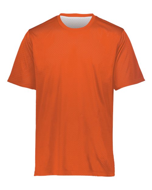 Youth Mesh Reversible Jersey - Orange/ White Front