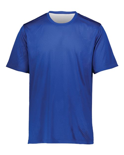 Youth Mesh Reversible Jersey - Royal/ White Front