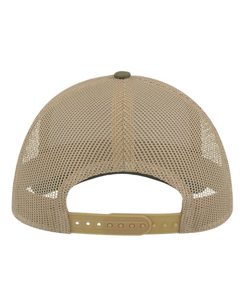 Sustainable Canvas Cap - Olive Green/ Khaki Back