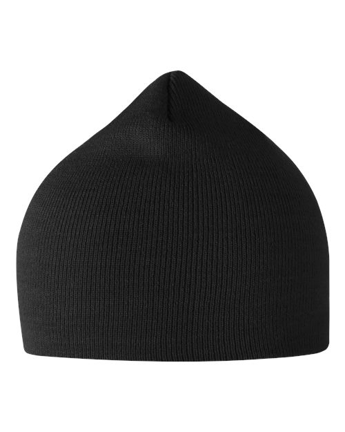 Sustainable 8" Beanie - Black Front