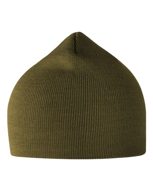 Sustainable 8" Beanie - Olive Front