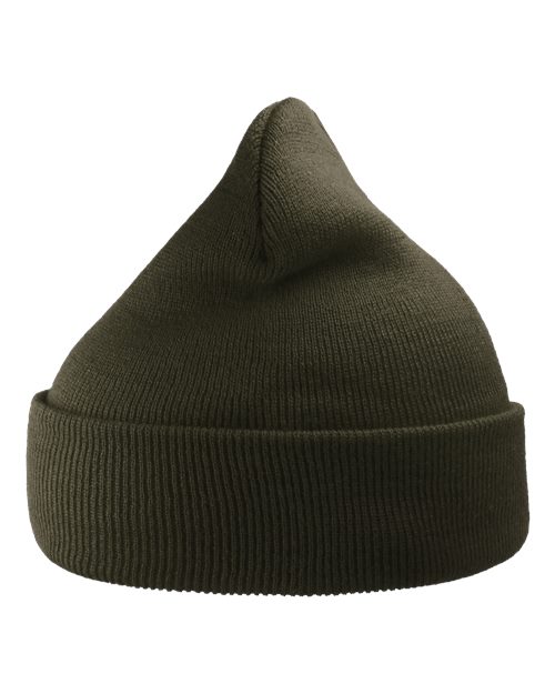 Sustainable 12" Knit Beanie - Olive Front
