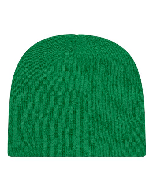 USA-Made 8 1/2" Beanie - True Kelly Green Front