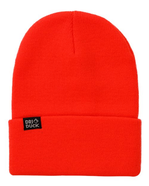Coleman Cuffed Beanie - Blaze Orange Front