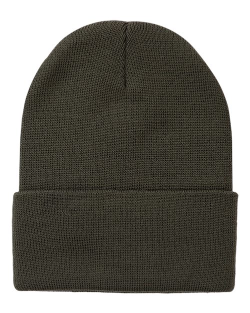 Coleman Cuffed Beanie - Fatigue Back