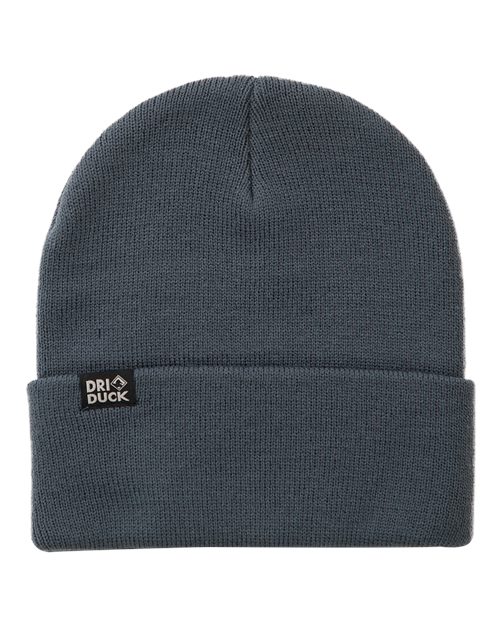 Coleman Cuffed Beanie - Slate Blue Front