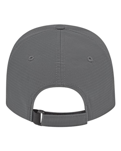 Structured Active Wear Cap - Charcoal Back