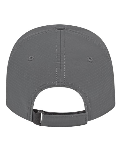 Structured Active Wear Cap - Charcoal Back
