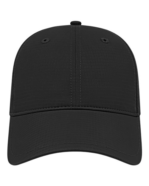 Soft Fit Active Wear Cap - Black Front