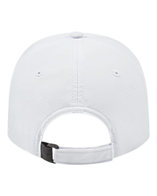 Soft Fit Active Wear Cap - White Back