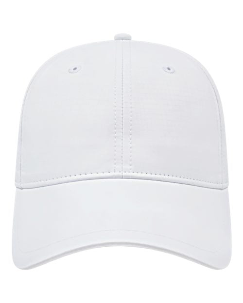 Soft Fit Active Wear Cap - White Front