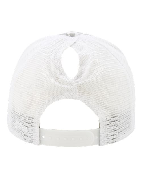 Women's Modern Trucker Cap - Grey Cow/ White Back