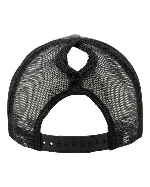 Women's Foam Trucker Cap - Slate/ Black/ Black/ Cow Back