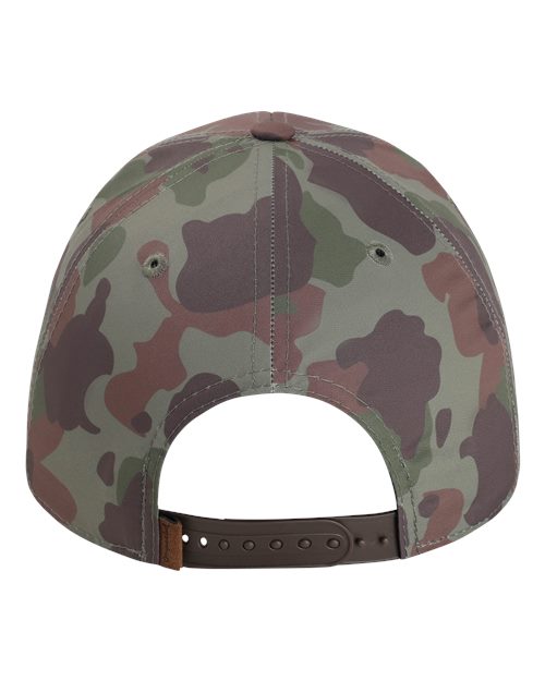 The Outtasite Cap - Frog Skin Camo/ Green Back