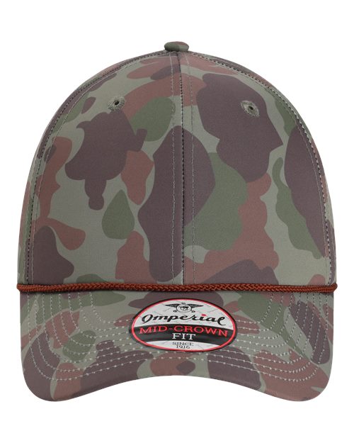 The Outtasite Cap - Frog Skin Camo/ Green Front