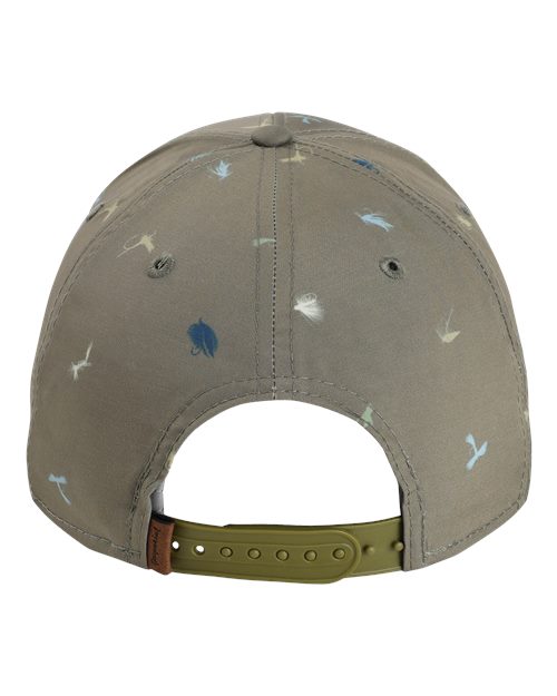 The Outtasite Cap - Olive Green Back