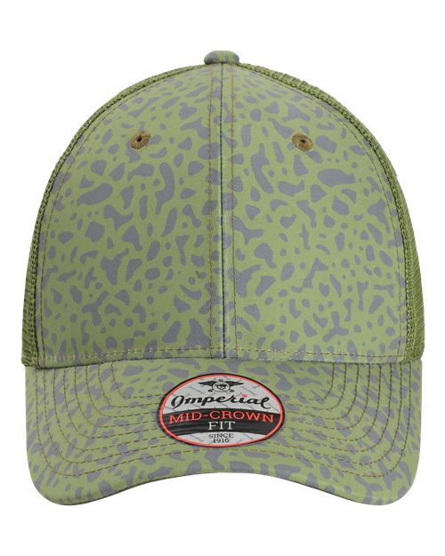 The Passenger Side Cap - Trout Olive Front