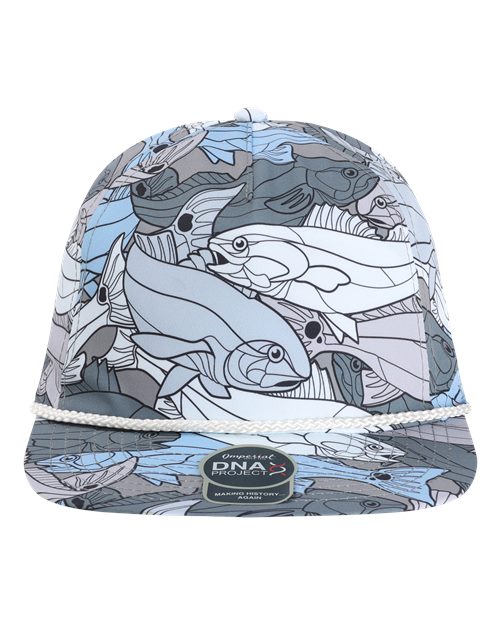 The Golden Hour Cap - Blue/ White Front