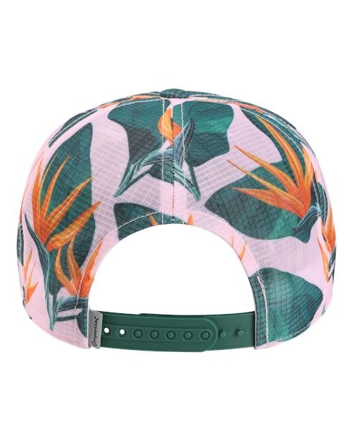 The Live Wire Cap - Light Pink Back