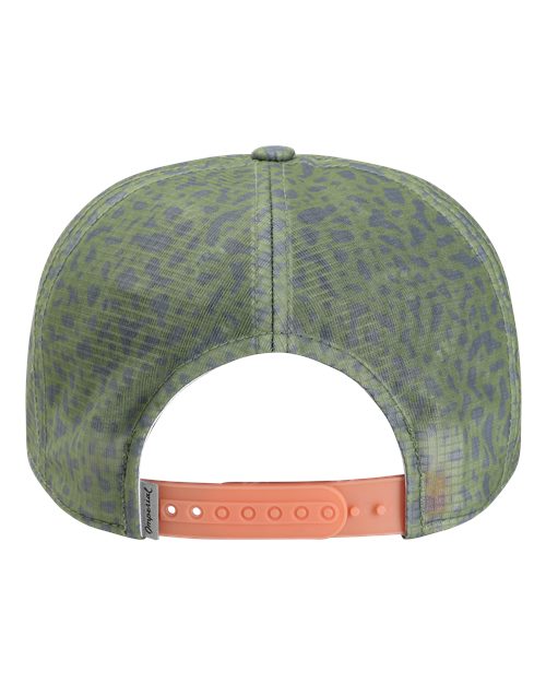The Live Wire Cap - Trout Olive Green Back