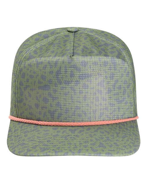 The Live Wire Cap - Trout Olive Green Front