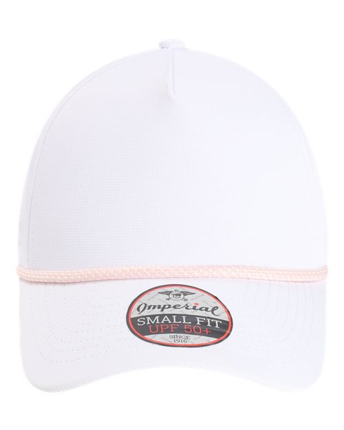The Corral Cap - White/ Peach Front