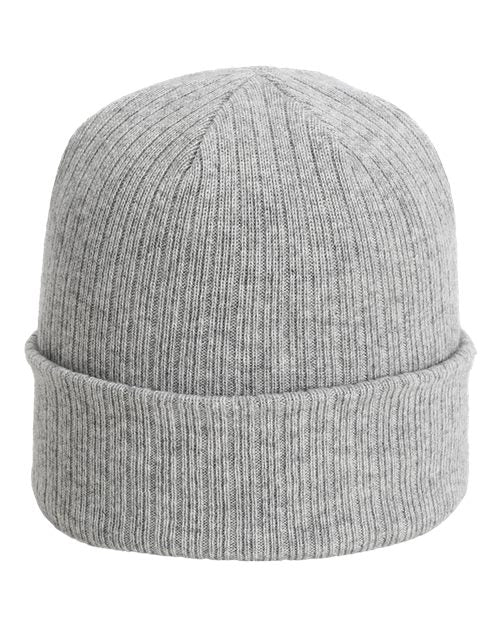 The Edelweiss Cuffed Beanie - Fog Front