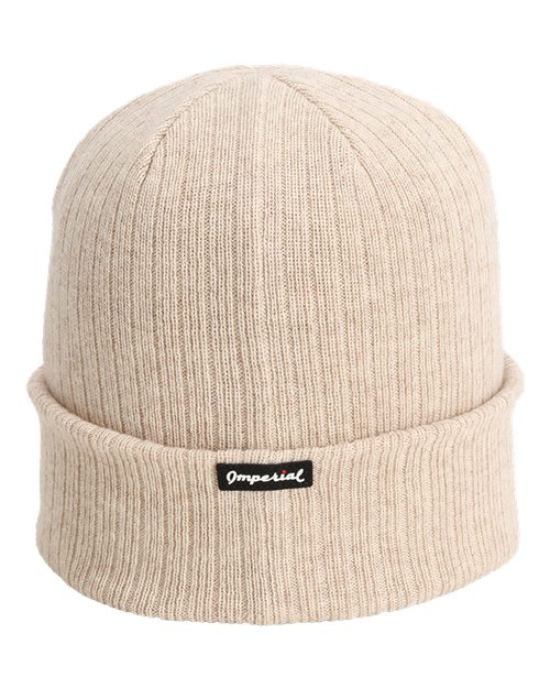 The Edelweiss Cuffed Beanie - Sand Back