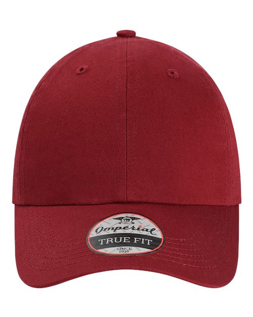 The Original Buckle Dad Hat - Maroon Front
