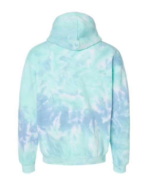 Youth Tie-Dyed Hooded Sweatshirt - Slushy Back