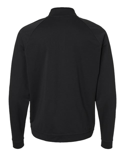 Men's Club Quarter-Zip Pullover - Black Back