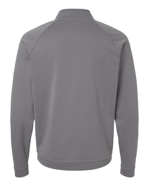 Men's Club Quarter-Zip Pullover - Grey Three Back