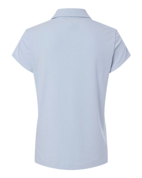 Women's Blended Polo - Blue Dawn Melange Back