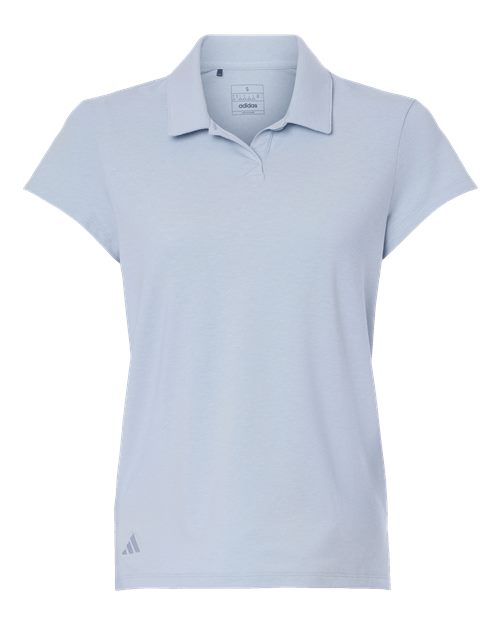 Women's Blended Polo - Blue Dawn Melange Front