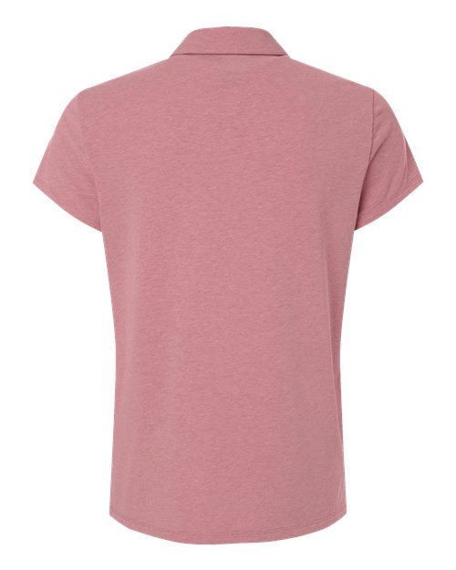Women's Blended Polo - Pink Strata Melange Back