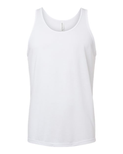 Unisex Triblend Tank - Solid White Triblend Front