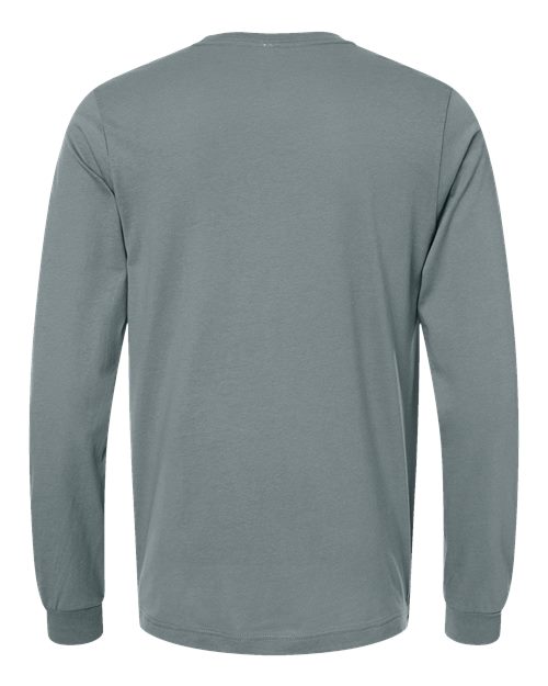 Unisex Jersey Long Sleeve Tee - Blue Storm Back