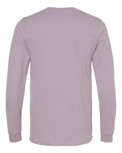 Unisex Jersey Long Sleeve Tee - Light Violet Back