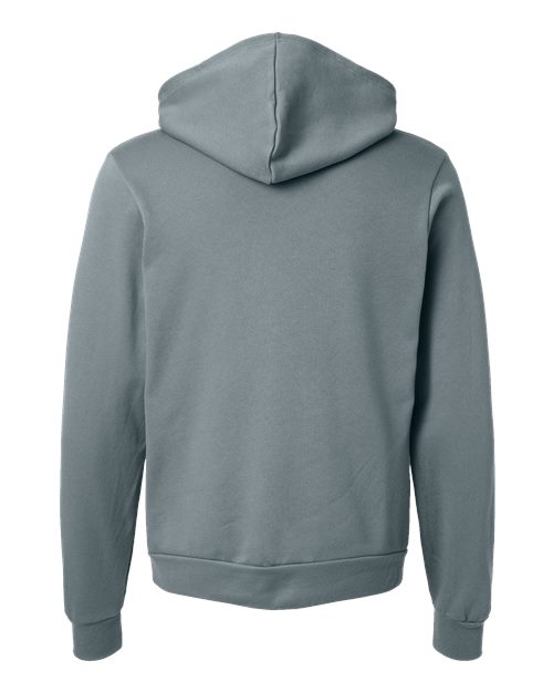 Unisex Sponge Fleece Hoodie Sweatshirt - Blue Storm Back