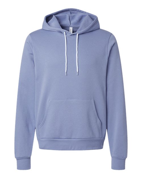 Unisex Sponge Fleece Hoodie Sweatshirt - Lavender Blue Front