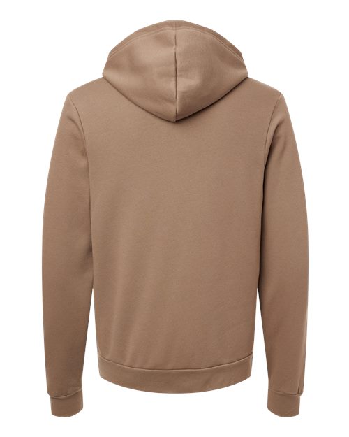 Unisex Sponge Fleece Hoodie Sweatshirt - Vintage Brown Back