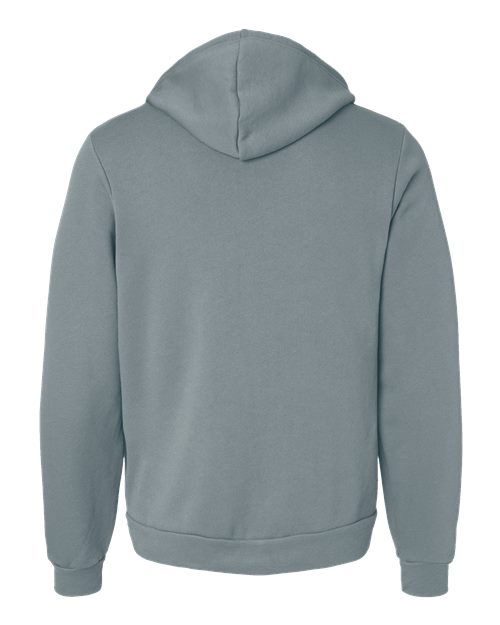 Unisex Sponge Fleece Full-Zip Hoodie Sweatshirt - Blue Storm Back